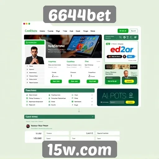 Avaliação da interface do usuário no site 6644bet